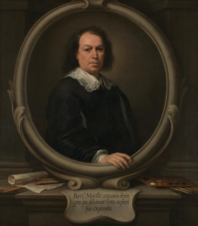 स्व चित्र, c.1670-73 (कैनवास पर तेल) द्वारा बार्टोलोमे एस्टेबन मुरिलो
