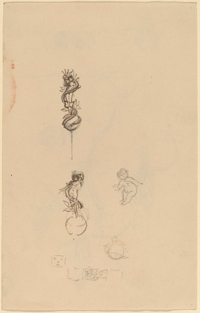 आभूषण डिजाइन के लिए अध्ययन [रेक्टो] द्वारा बीट्राइस गॉडविन व्हिसलर