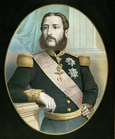 लियोपोल्ड II (1835-1909) c.1866-67 द्वारा बेल्जियम स्कूल