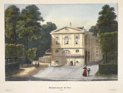 रॉयल पार्क थिएटर, c.1895 (फोटोक्रोम) द्वारा बेल्जियम स्कूल