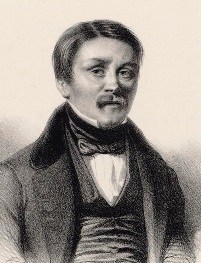 ऑर्गेनिस्ट और संगीतकार हिप्पोलीटे मोनपो का पोर्ट्रेट 1804-1841, 1840। द्वारा बेंजामिन