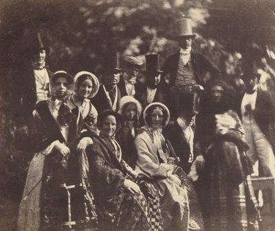 वेडिंग ग्रुप, सी। 1852 या 1853। द्वारा बेंजामिन ब्रेकनेल टर्नर