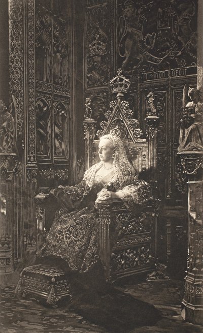 महारानी विक्टोरिया, 1901। द्वारा बेंजामिन कॉन्स्टेंट