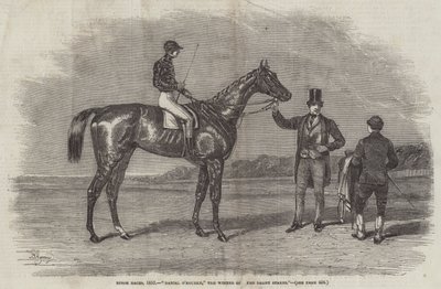 एप्सम दौड़, 1852, डैनियल ओ&39;रूर्के, डर्बी स्टेक्स के विजेता द्वारा बेंजामिन हेरिंग