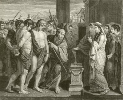 Pylades और Orestes द्वारा बेंजामिन पश्चिम