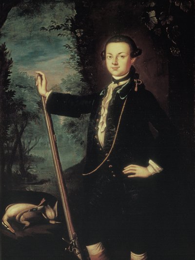 थॉमस मिफ्लिन (1744-1800), c.1757-59 (कैनवास पर तेल) द्वारा बेंजामिन पश्चिम