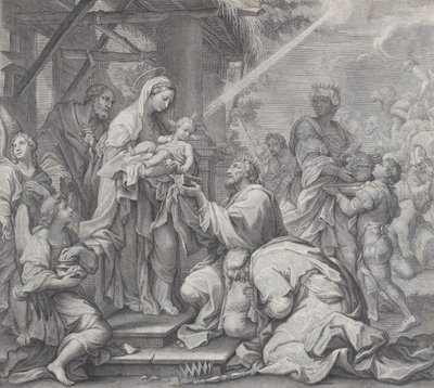 मैगी की आराधना, 1714-24। द्वारा बेनोज्ट फरजत
