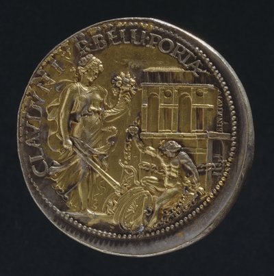 पदक एक अलैहिस्सालिक चित्र का चित्रण, 1533 (18062 के विपरीत) द्वारा बेनवेन्यूटो सेलिनी