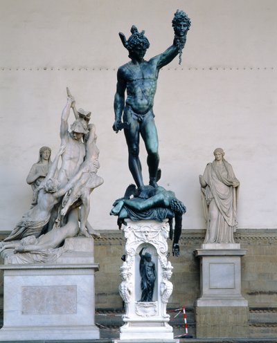 मेडुसा के प्रमुख के साथ पर्सियस, 1545-54 (कांस्य) द्वारा Benvenuto Cellini