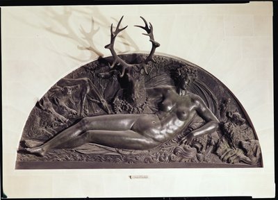 फॉनटेनब्लियू का अप्सरा, 1542 (कांस्य) द्वारा Benvenuto Cellini