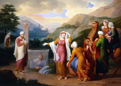 1824 में वेल में रेबेका द्वारा बर्नार्ड डुविवियर