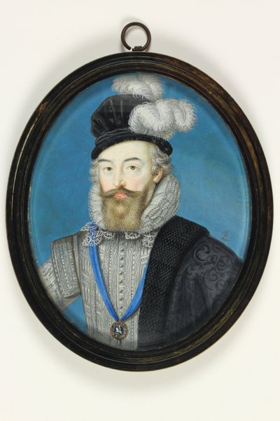 रॉबर्ट डुडले, अर्ल ऑफ़ लीसेस्टर (वेलम पर वॉटरकलर) द्वारा Bernard III Lens