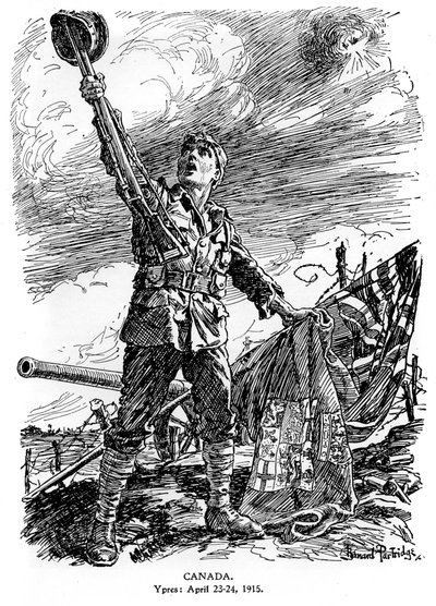 कनाडा, Ypres, अप्रैल 23-24 1915, 1920 द्वारा बर्नार्ड पार्ट्रिज