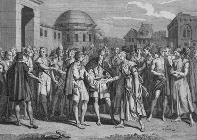 लायनकस ने अपने रक्त से विवाह कैसे किया, 1723। द्वारा बर्नार्ड पिकार्ट
