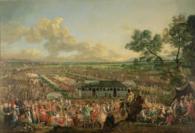 द इलेक्शन ऑफ़ द किंग स्टैनिस्लास ऑगस्टस (1764-95) द्वारा बर्नार्डो बेलोट्टो (कैनेलेटो)