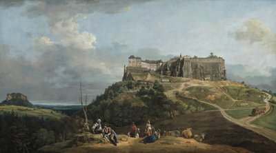कोनिगस्टीन का किला द्वारा Bernardo Bellotto