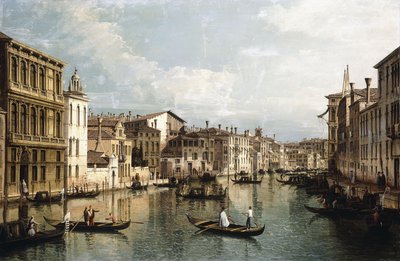 ग्रैंड कैनाल, वेनिस, पूर्व की ओर देख रहे हैं द्वारा Bernardo Bellotto