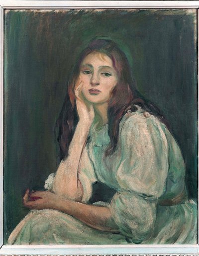 जूली डेड्रीमिंग, 1894 द्वारा Berthe Morisot