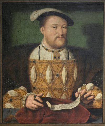 किंग हेनरी VIII का पोर्ट्रेट, c1544 c1800 द्वारा बियाजियो रेबेका