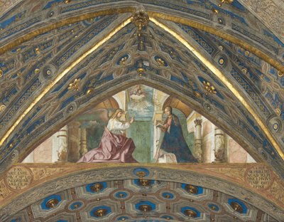 Apse, Superarch, Boccaccio Boccaccino, घोषणा 1506-07 द्वारा Boccaccio बोकाकिनो