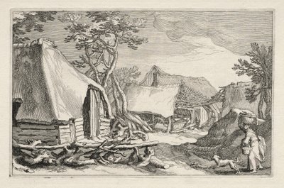 फार्महाउस के साथ लैंडस्केप, 1613-1614। द्वारा बोइटियस एडम्स बोल्स्वर्ट
