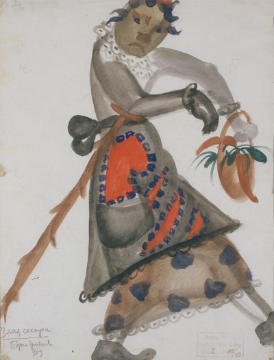 एन। रिमस्की-कोर्साकोव, 1919 द्वारा ओपेरा स्नो मेडेन के लिए पोशाक डिजाइन द्वारा बोरिस दिमित्रिच ग्रिगोएव