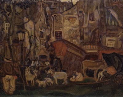 ओल्ड पेरिस, 1913 द्वारा बोरिस दिमित्रिच ग्रिगोएव