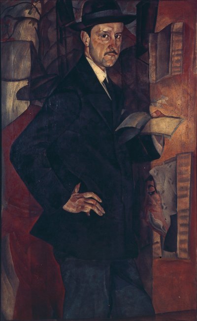 कलाकार Mstislav Dobuzhinsky 1875-1957, 1917 के चित्र द्वारा बोरिस दिमित्रिच ग्रिगोएव