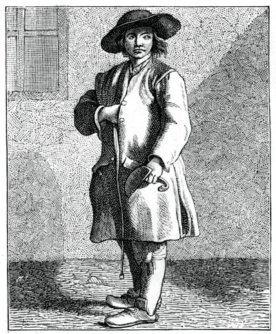 एक चिमनी स्वीप, 1737-1742। द्वारा bouchardon