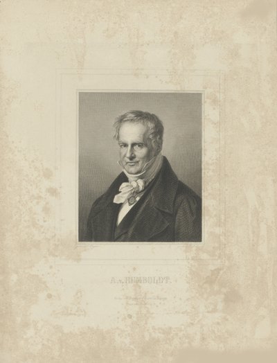 अलेक्जेंडर वॉन हम्बोल्ट का पोर्ट्रेट 1769-1859, सी। 1850 द्वारा ब्रेतकोफ़ और हर्टेल