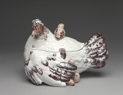 हेन और चिक्स ट्यूरेन, चेल्सी पोर्सिलेन फैक्ट्री, c.1755 द्वारा ब्रिटिश स्कूल