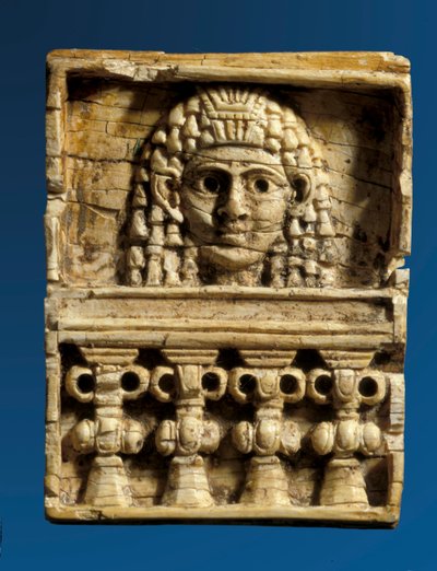 एक खिड़की पर एक महिला को दर्शाती पट्टिका द्वारा Bronze Age