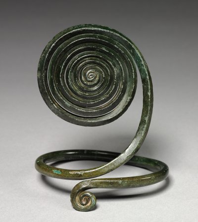 सर्पिल आर्मिला, मध्य यूरोप, c.1500 ई.पू. द्वारा कांस्य युग