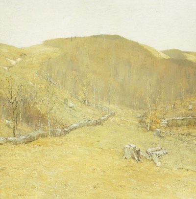 द हिल्स, c.1910 (कैनवास पर तेल) द्वारा ब्रूस क्रेन