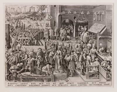 न्याय, 1559। द्वारा Bruegel