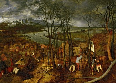 द ग्लॉमी डे अर्ली स्प्रिंग, 1565 द्वारा Bruegel