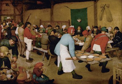द किसान वेडिंग, सीए 1568 द्वारा Bruegel