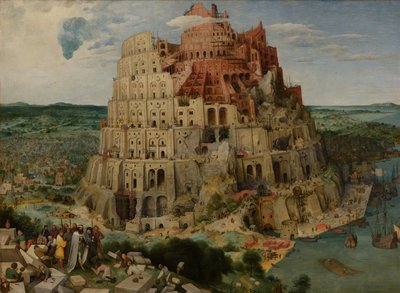 बेबल का टॉवर, 1563 द्वारा Bruegel