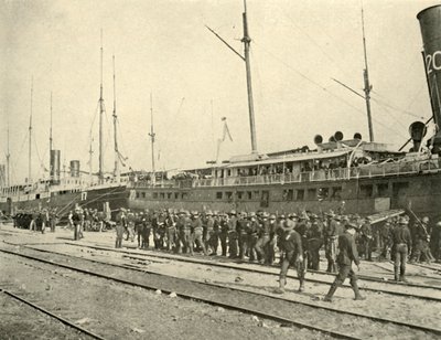 13 वीं इन्फैंट्री ड्रिल के बाद, स्पेनिश-अमेरिकी युद्ध, जून 1898, 1899। द्वारा बूर मैकिन्टोश