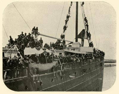 रियो ग्रांडे बैकिंग आउट, स्पेनिश-अमेरिकी युद्ध, 12 जून 1898, 1899। द्वारा बूर मैकिन्टोश