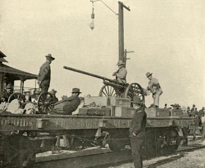 सार्जेंट बोरोवे और डायनामाइट गन, स्पेनिश-अमेरिकी युद्ध, जून 1898, 1899। द्वारा बूर मैकिन्टोश