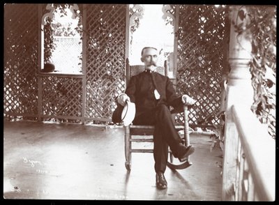 अमेरिकी नौसेना अधिकारी एडमिरल विलियम थॉमस सैम्पसन, हवाना, 1902 (सिल्वर जिलेटिन प्रिंट) द्वारा Byron Company