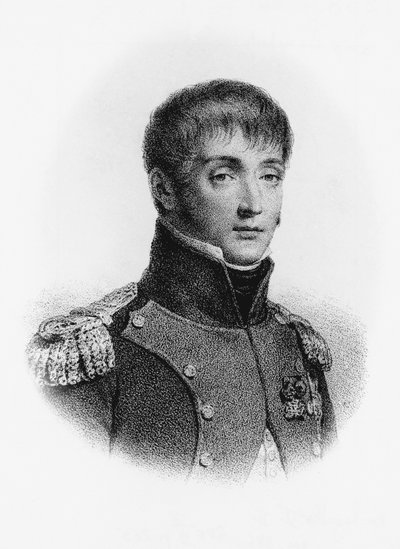 1806 से 1810 तक लुई बोनापार्ट (1778-1846), फ्रांसीसी सैनिक और हॉलैंड के राजा का पोर्ट्रेट, उत्कीर्णन द्वारा जेबी और ब्राउन जे। और रोबोथम