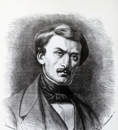 पॉल-एमिल बोटा (1802-1870) का पोर्ट्रेट, इटली में जन्मे फ्रांसीसी पुरातत्वविद्, फ्रांस को उकेरते हुए द्वारा जेबी और ब्राउन जे। और रोबोथम