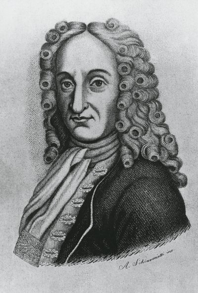 पिएत्रो एंटोनियो माइकलोटी (1673-1740) का पोर्ट्रेट, इतालवी चिकित्सक और आईट्रोमैथेमेटिशियन, शियावोनेट्टी द्वारा उत्कीर्ण द्वारा जेबी और ब्राउन जे। और रोबोथम