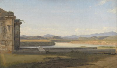 रोम के फॉन्टाना एसिटोसा से दृश्य द्वारा Christoffer Wilhelm Eckersberg