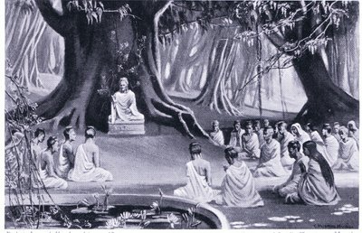बुद्ध के शिक्षण के अंतिम दिनों में 489 ई.पू. द्वारा सी। हरगर्वे मार्टिन