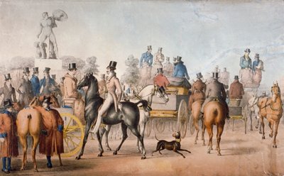 'पार्क। ट्वास पोस्ट मेरिडियन साढ़े चार बजे, c1827। द्वारा सी हेंडरसन