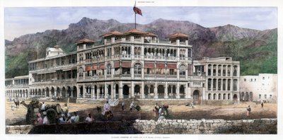अदन में बैंकिंग परिसर, 8 जनवरी 1887 द्वारा सी केली