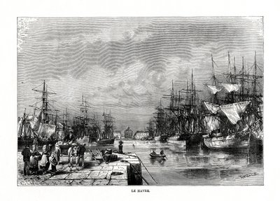 ले हैवर, नॉरमैंडी, उत्तरी फ्रांस, 1879 द्वारा सी। लाप्लांट